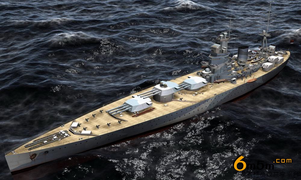 红古纳尔逊军舰模型